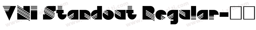VNI Standout Regular字体转换
